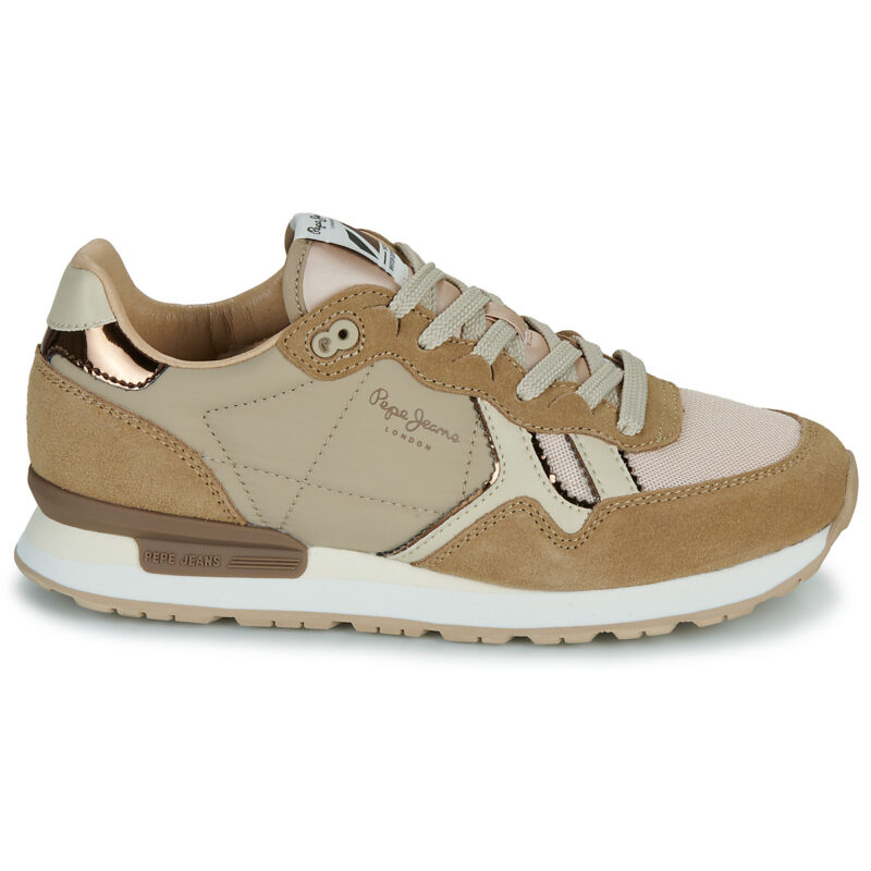 Pepe jeans  BRIT MIRROR W  Beige -  Sneakers basse Donna - 2