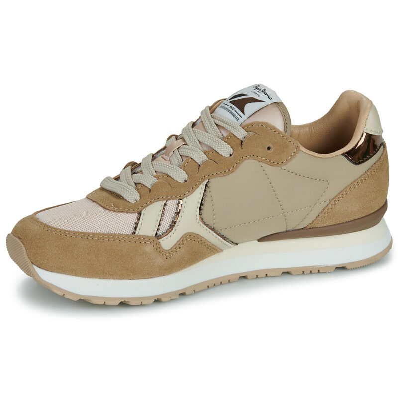 Pepe jeans  BRIT MIRROR W  Beige -  Sneakers basse Donna - 4