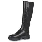 Myma 8710-MY-00-CUIR-NOIR Nero Stivali bassi Donna - 4
