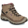 Keen TARGHEE IV MID WP Beige Scarpe da trekking Donna