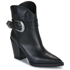 Karl Lagerfeld  KOWBOY Buckle Mid Boot  Nero -  Stivaletti Donna