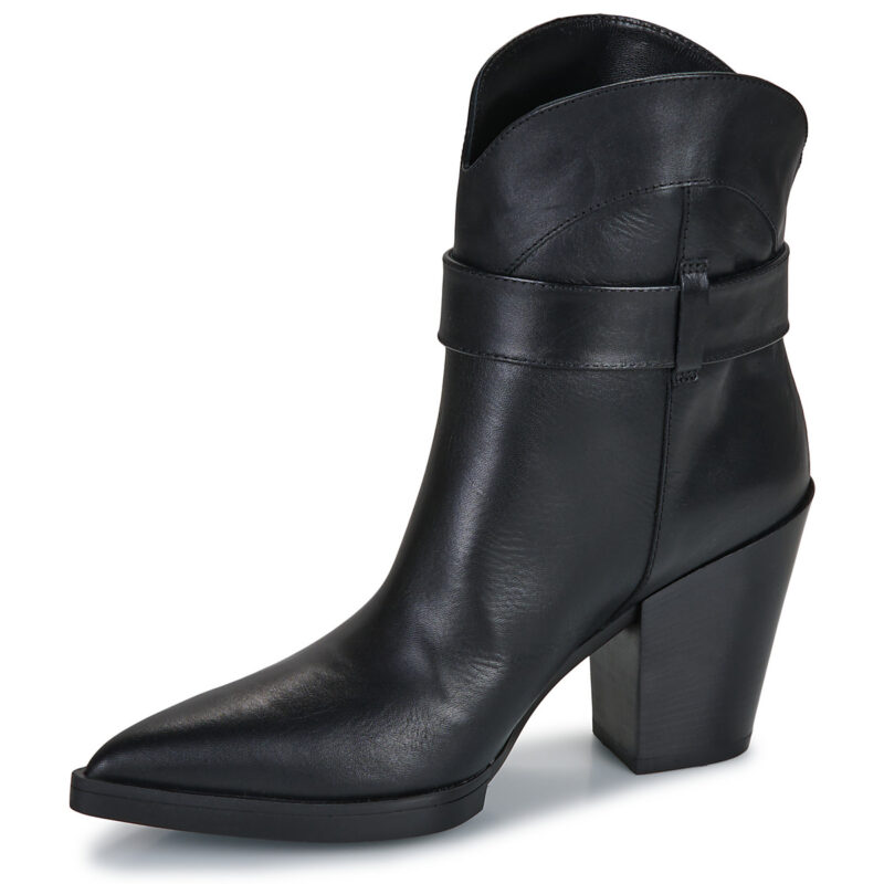Karl Lagerfeld KOWBOY Buckle Mid Boot Nero Stivaletti Donna - 4
