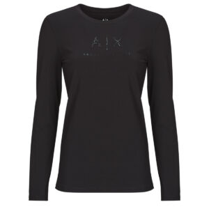 T-shirts a maniche lunghe  Armani Exchange  T-SHIRT - T-SHIRT  Nero -  T-shirts a maniche lunghe Donna