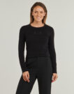 T-shirts a maniche lunghe Armani Exchange T-SHIRT - T-SHIRT Nero T-shirts a maniche lunghe Donna - 2