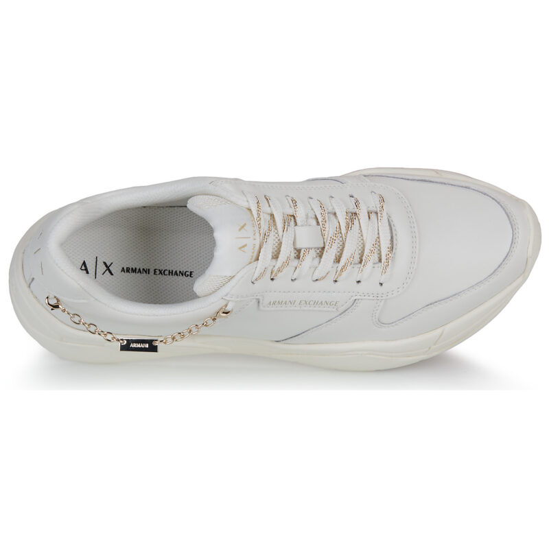 Armani Exchange  CHER  Bianco -  Sneakers basse Donna - 6
