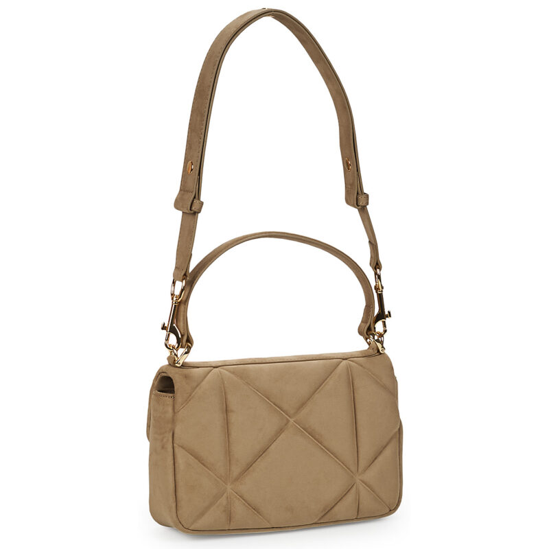 Love Moschino EMBOSSED Q SUEDE Beige Borsa a tracolla Donna - 2
