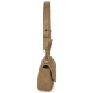 Love Moschino EMBOSSED Q SUEDE Beige Borsa a tracolla Donna - 3