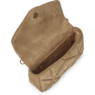 Love Moschino EMBOSSED Q SUEDE Beige Borsa a tracolla Donna - 5