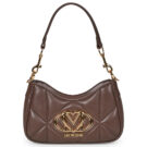 Love Moschino EMBOSSED Q Marrone Borse a spalla Donna - 1