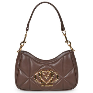 Love Moschino EMBOSSED Q Marrone Borse a spalla Donna