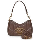 Love Moschino EMBOSSED Q Marrone Borse a spalla Donna - 4