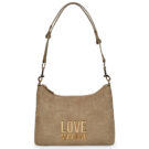 Love Moschino PATCHY Beige Borse a spalla Donna - 1