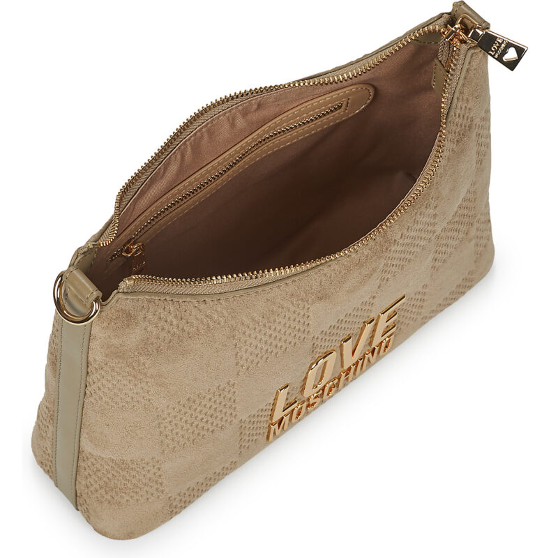 Love Moschino PATCHY Beige Borse a spalla Donna - 5