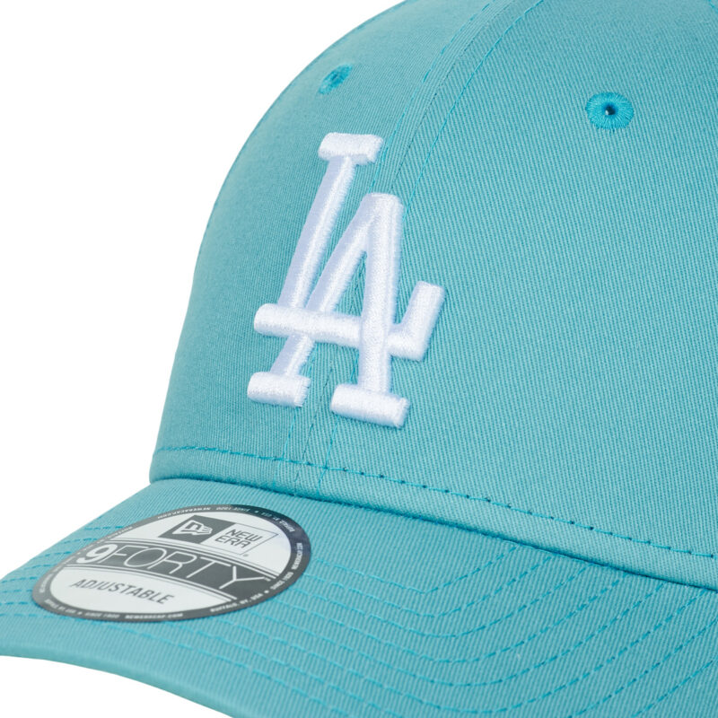 Casquette New Era LEAGUE ESSENTIAL 9FORTY&reg; LOS ANGELES DODGERS BLFWHI bleue pour femmes - 3