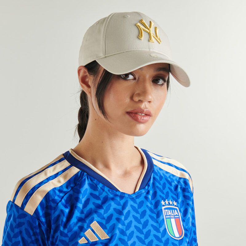 Cappellino New Era FEMALE METALLIC LOGO 9FORTY&reg; NEW YORK YANKEES STNMTG Bianco Cappellini Donna - 4