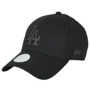 Cappellino  New Era  FEMALE METALLIC LOGO 9FORTY® LOS ANGELES DODGERS BLK  Nero -  Cappellini Donna
