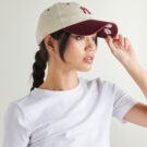 Cappellino New Era FEMALE BLOCK CORD 9TWENTY&reg; NEW YORK YANKEES LTCFBG Bordeaux Cappellini Donna - 4