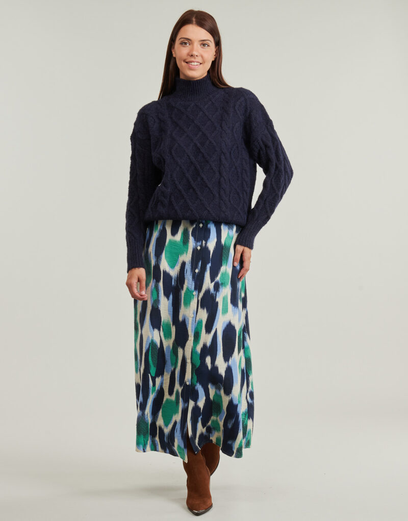 Vila VIRANO Multicolor Long Skirts Women's Long Skirts - 2