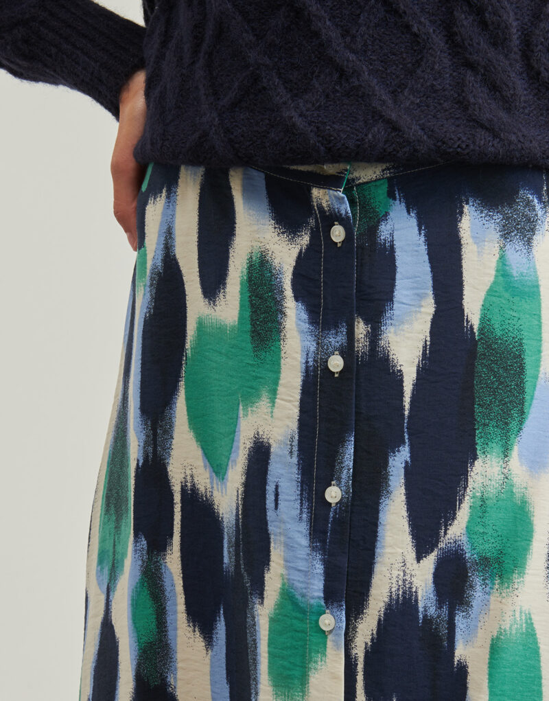 Vila VIRANO Multicolor Long Skirts Women's Long Skirts - 5
