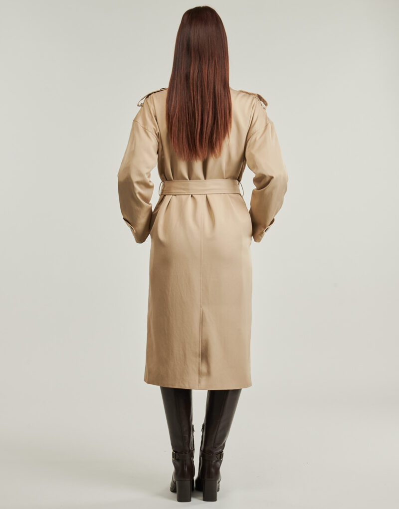 Trench  Vila  VIADDISON   Beige -   Trench Donna - 4