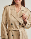 Trench  Vila  VIADDISON   Beige -   Trench Donna - 5