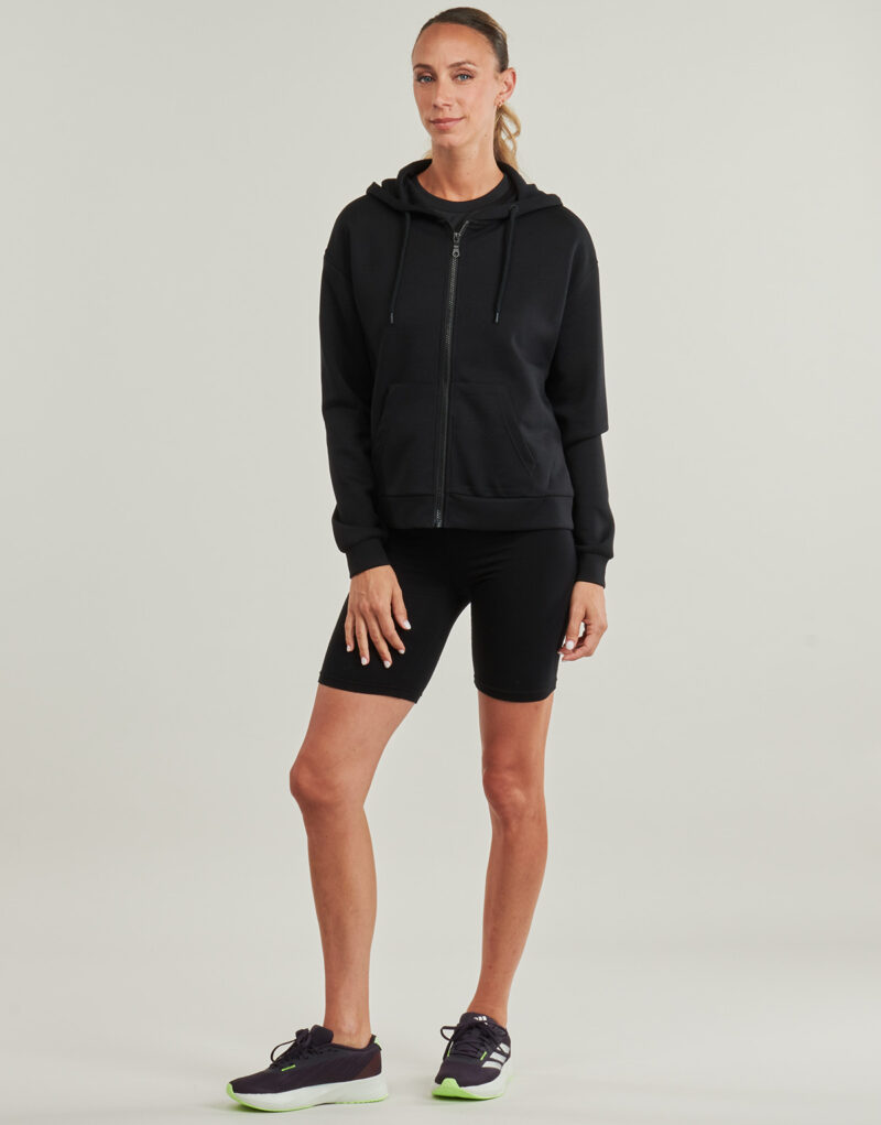 Felpe con cappuccio Only Play ONPLOUNGE LIFE HOOD FZ Nero Felpe con cappuccio Donna - 3