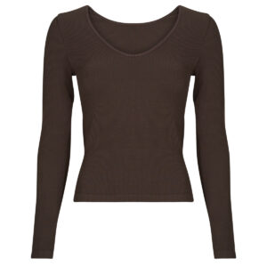 T-shirts a maniche lunghe  Only Play  ONPJAIA LIFE VN LS  Marrone -  T-shirts a maniche lunghe Donna