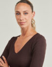 T-shirts a maniche lunghe  Only Play  ONPJAIA LIFE VN LS  Marrone -  T-shirts a maniche lunghe Donna - 5