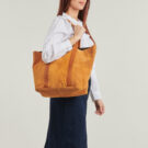 Pieces PCJASMIN  Marrone Borse Shopping Donna - 6