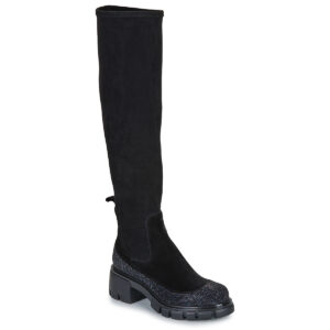 Fru.it  9250-953  Nero -  Stivali a metà coscia Donna