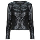 Veste de cuirelle Guess LEONTINE Nero Giacche in pelle Donna - 1