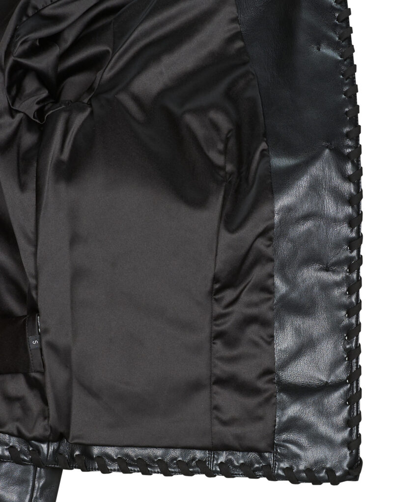 Veste de cuirelle Guess LEONTINE Nero Giacche in pelle Donna - 6