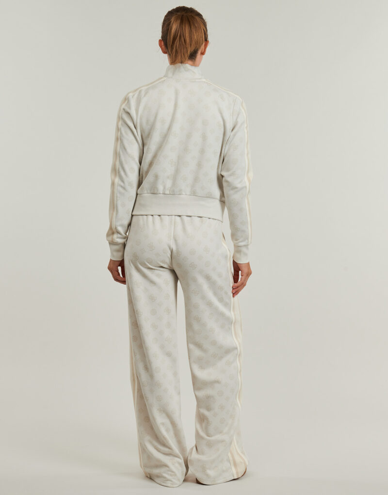 Felpe Guess PEONY TAPED FULLZIP SWEATSHIRT Bianco Felpe Donna - 4