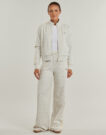 Pantaloni Sportivi Guess PEONY TAPED STRAIGHT LONG PANT Bianco Pantaloni Sportivi Donna - 2