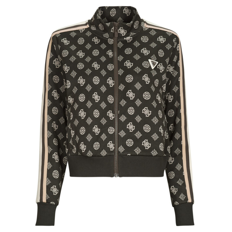 Sweatshirts Guess Sweat-shirt zipp&eacute; &agrave; motif pivoine - Noir Femme - 1