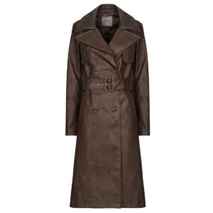 Trench  Guess  CARMEN PU TRENCH  Marrone -   Trench Donna