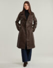 Trench Guess CARMEN PU TRENCH Marron Trench Femme - 2