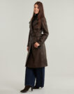 Trench Guess CARMEN PU TRENCH Marron Trench Femme - 3