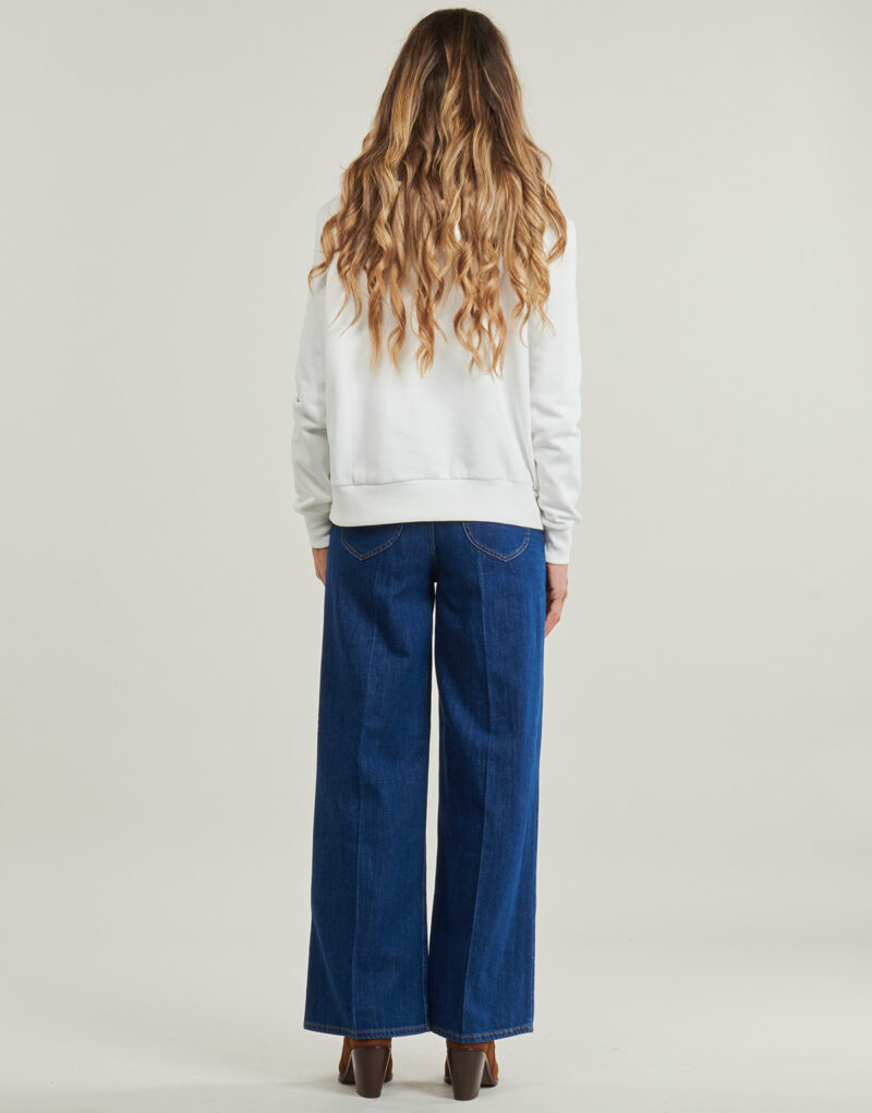 Felpe con cappuccio Only ONLMAIA L/S BELIEVE HOOD Bianco Felpe con cappuccio Donna - 4