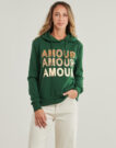 Felpe con cappuccio Only ONLMAIA L/S BELIEVE HOOD Verde Felpe con cappuccio Donna - 2