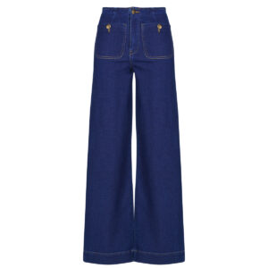 Jeans Flare  Only  ONLMADELINE HW WIDE  Blu -  Jeans Flare Donna