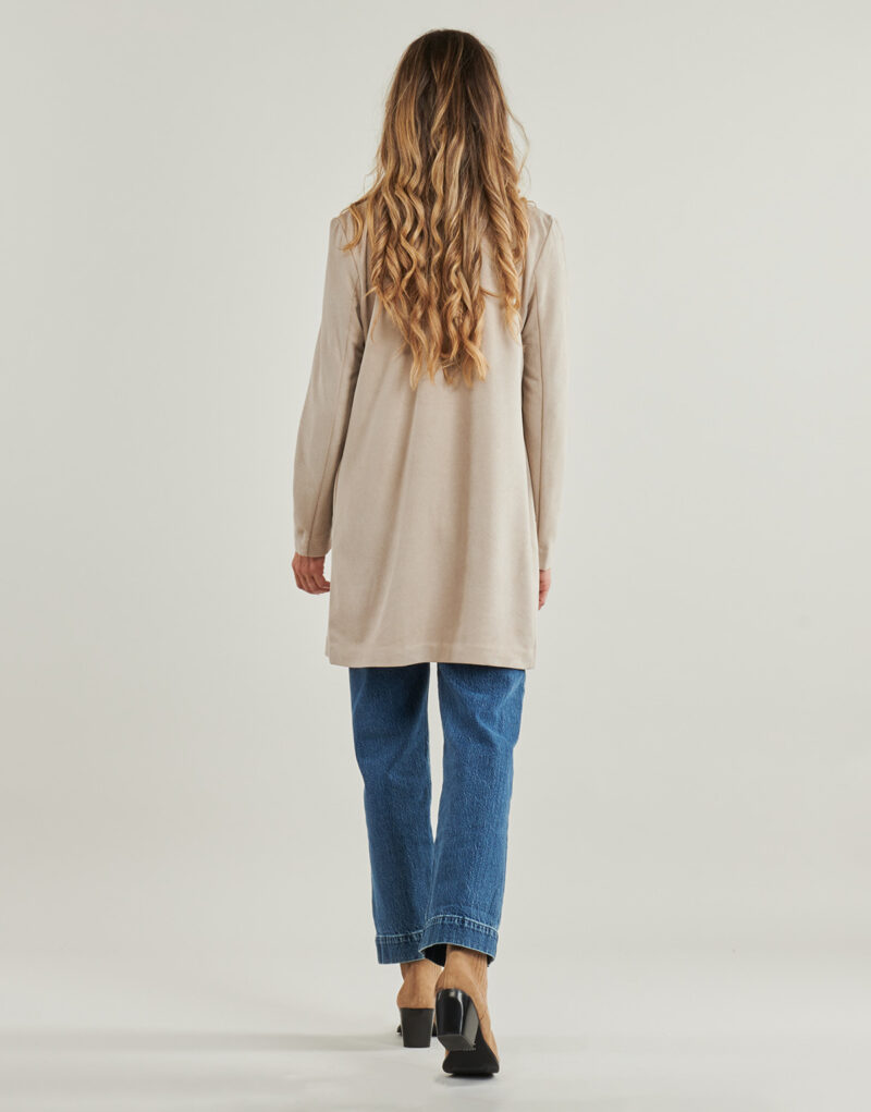 Giacca Only ONLSOHO-MAVI LIFE FAUX S COATIGAN Beige Giacche Donna - 4