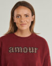 Felpe Only ONLLINDA Bordeaux Felpe Donna - 5