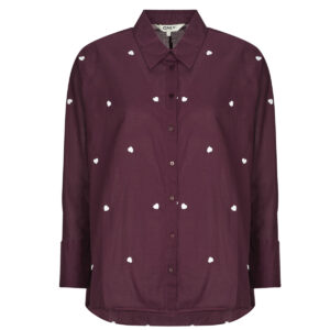 Camicia  Only  ONLNEW LINA  Bordeaux -  Camicie Donna
