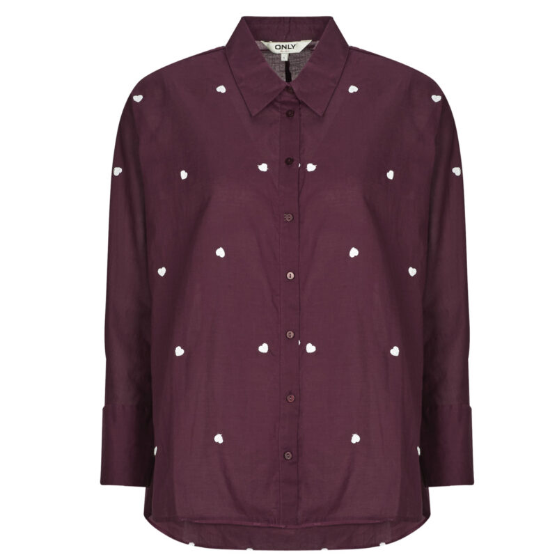 Camicia  Only  ONLNEW LINA  Bordeaux -  Camicie Donna - 1