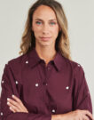Camicia  Only  ONLNEW LINA  Bordeaux -  Camicie Donna - 5