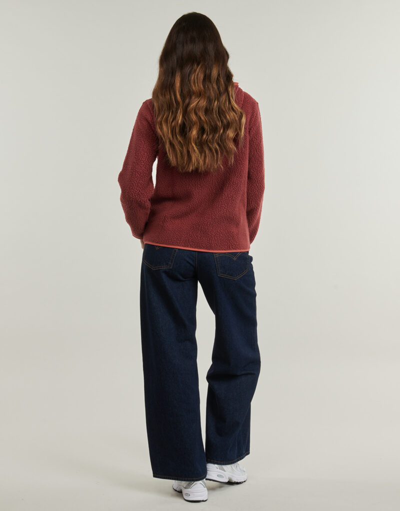 Felpa Patagonia W'S RETRO PILE HOODY Rosso Felpe Donna - 4
