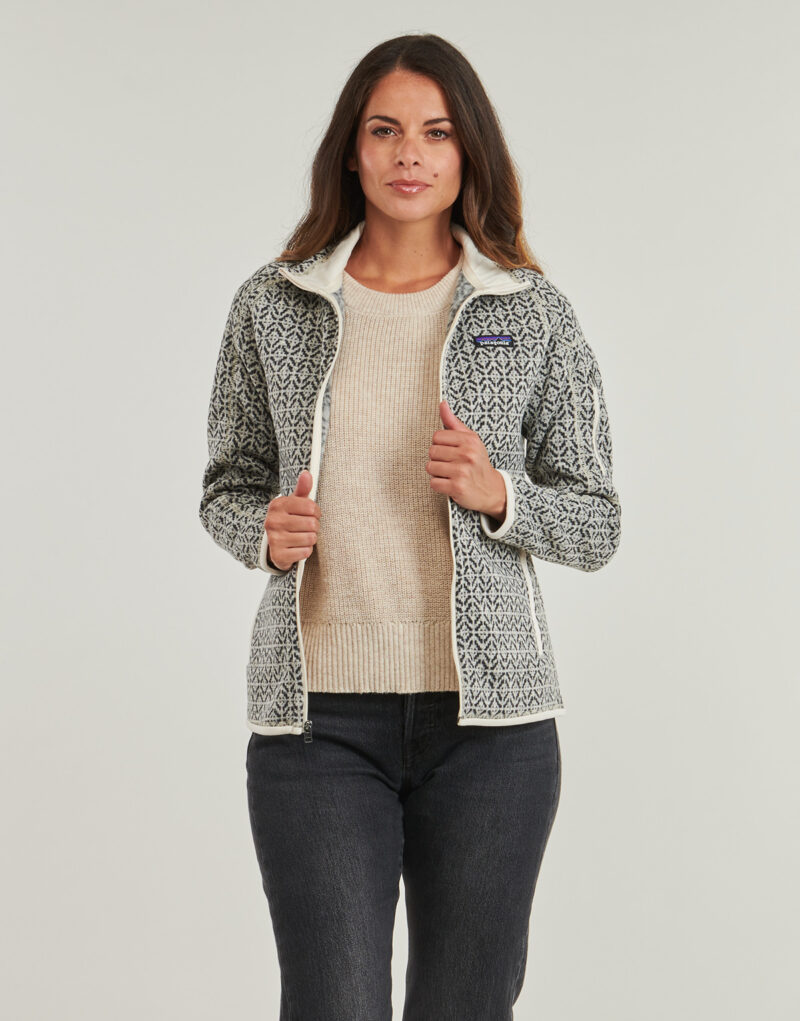 Sudadera Patagonia W'S BETTER SWEATER JKT color beige para mujer - 2