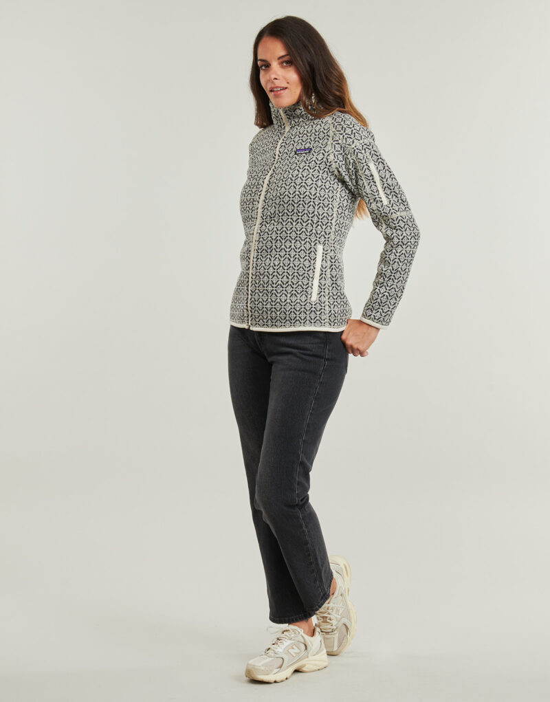 Sudadera Patagonia W'S BETTER SWEATER JKT color beige para mujer - 3