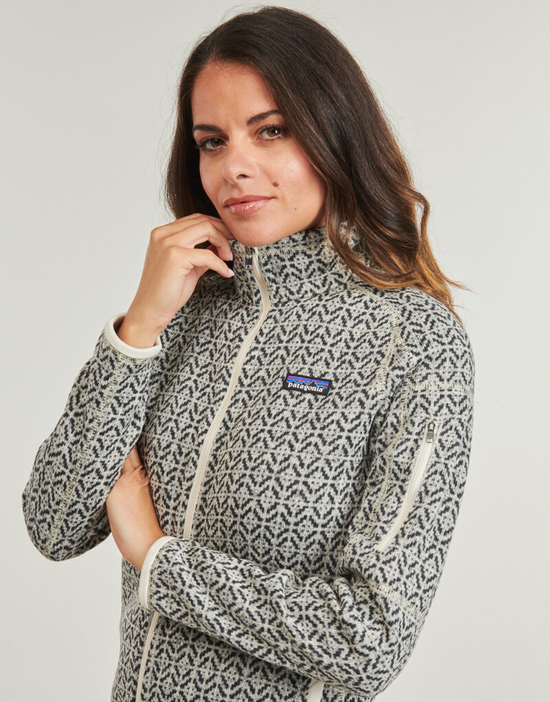 Sudadera Patagonia W'S BETTER SWEATER JKT color beige para mujer - 5